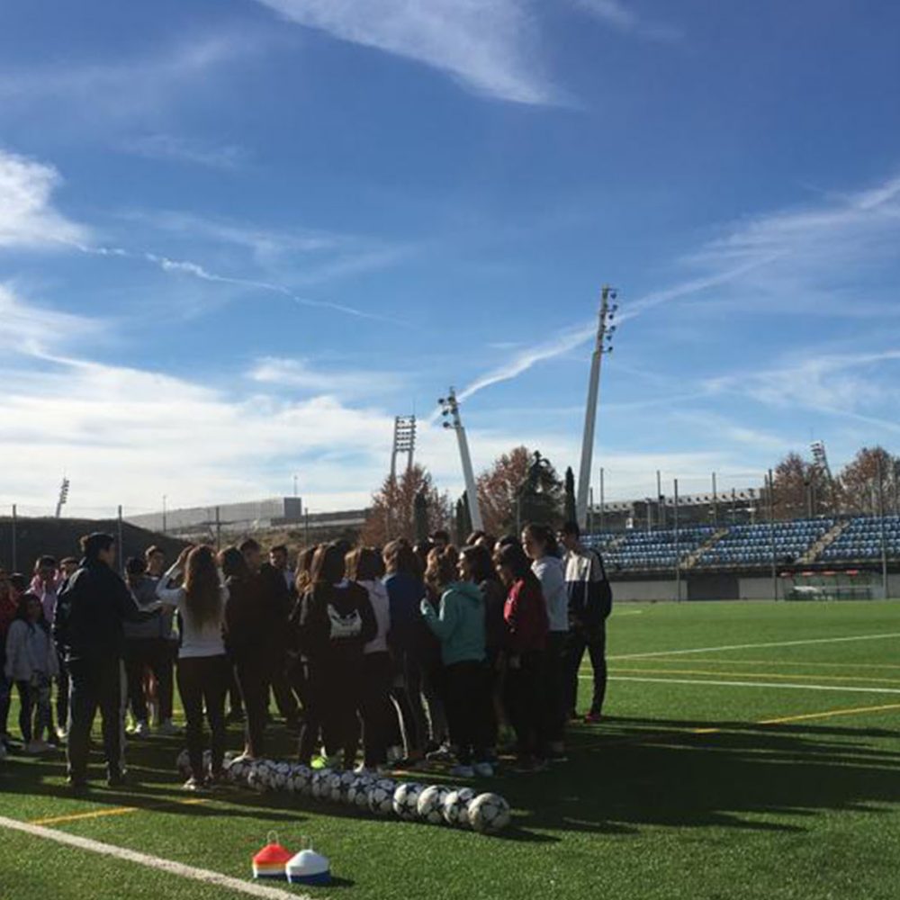 Deportistas en Valdebebas