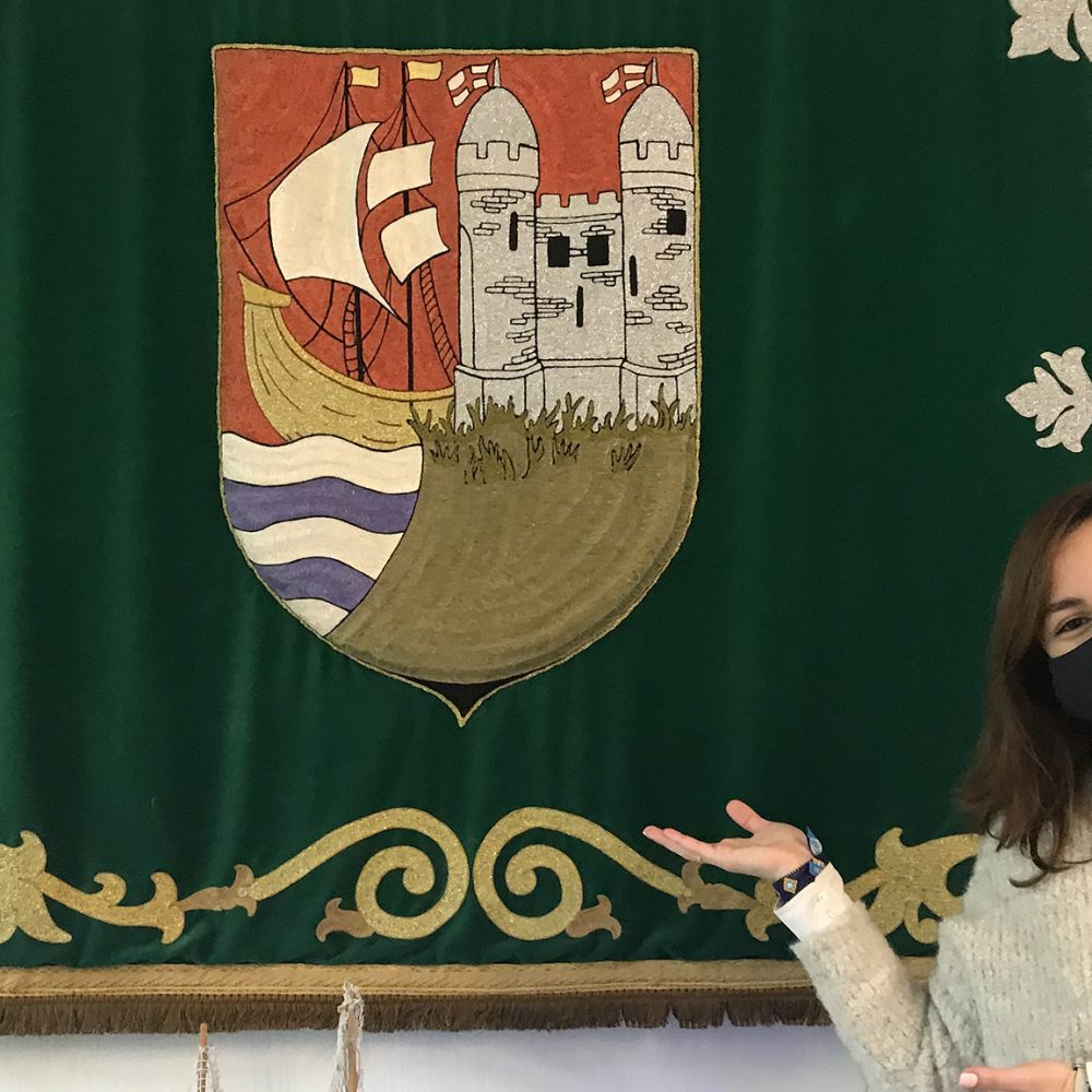 Visita de Irene, antigua alumna