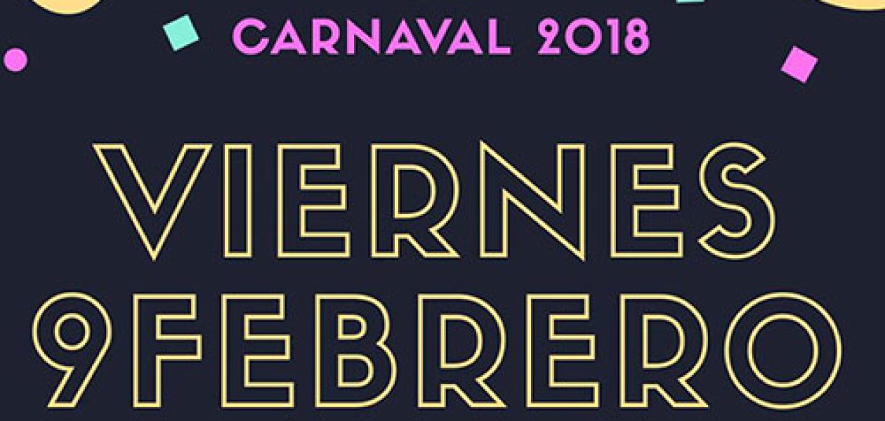 Fiesta de Carnaval el viernes 9 de febrero